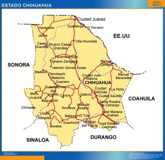 Mapa Estado Chihuahua