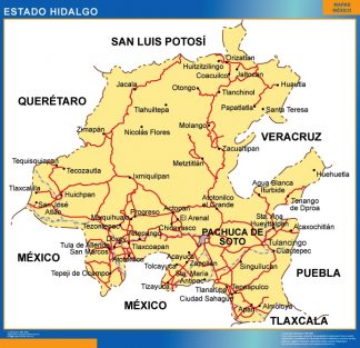 Mapa Estado Hidalgo
