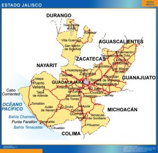 Mapa Estado Jalisco