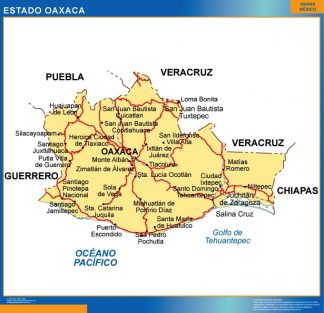 Mapa Estado Oaxaca