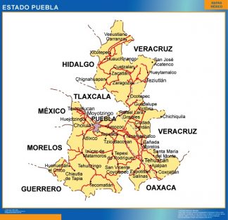 Mapa Estado Puebla