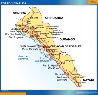 Mapa Estado Sinaloa